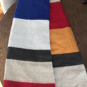 Zara colorblock blanket scarf
